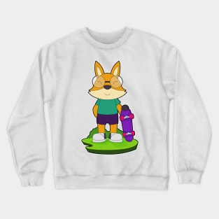 Fox Skater Skateboard Crewneck Sweatshirt